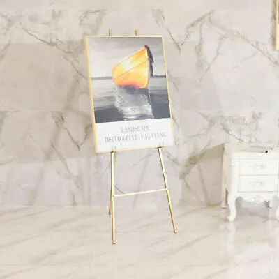 Easel Stand Sign Frame Wedding Board Metal Photo Picture Design Store Display • $89.99