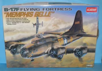 Academy Boeing B-17F Flying Fortress Memphis Belle #12495 Model Kit • $44.21