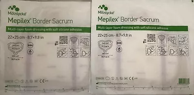 Molnlycke Mepilex Border Sacrum 282455 22x25cm 6 Count • $25