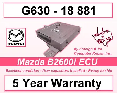 G630 - 18 881 Mazda B2600i ECU | Excellent Condition & Clean Board • $650