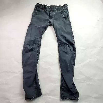 G Star Raw Chino Mens 33x32 Bronson 3D Slim Low Rise Button Fly Tapered Pants • $44.49