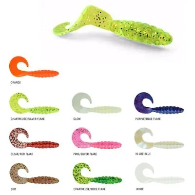 Apex 2  Curly Tail Grub Soft Plastic Lure Colors Choose One Price Fixed Shipping • $2.50