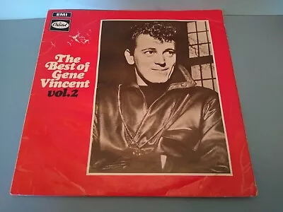 The Best Of Gene Vincent Vol. 2 LP Compilation By EMI Capitol Released 1969 • $11.57