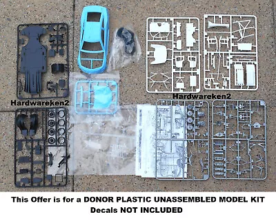 Donor Nascar 2022-2023 Chevrolet Camaro Zl 1 Stock Car Kit- Lt. Blue  - 1/24 • $34.99