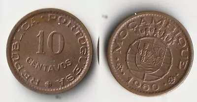 1960 Mozambique 10 Centavos Coin • $1.50