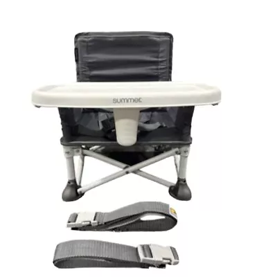 Summer Infant Pop 'N Sit Portable Booster Seat - Black • $22