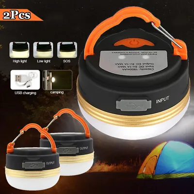 $20.99 • Buy LED Camping Light Magnetic Hiking Lantern Outdoor Tent Lamp Rechargeable Lights