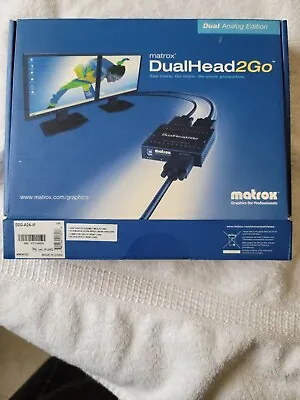 MATROX DualHeas2Go MGI D2G-A2A Analog Video Extender • $30