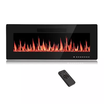 60  Electric FireplaceRecessed&Wall MountedUltra Thin$Low NoiseRemote Control • $255.99