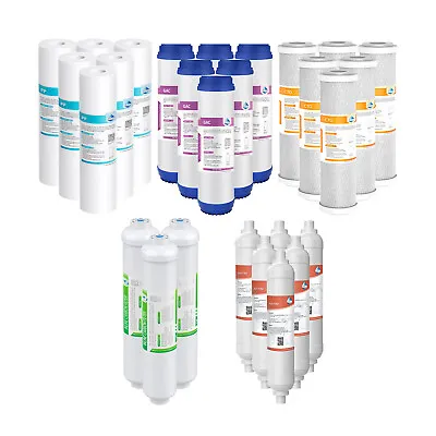 5/6 Stage Reverse Osmosis System Sediment Water Filter Cartridges 1/2/3-Year Set • $24.45