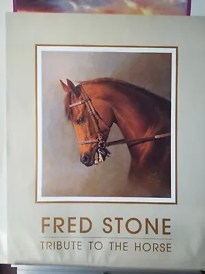 Vintage Fred Stone TRIBUTE TO THE HORSE 22x28 MAN-O-WAR Horse Print • $49.99