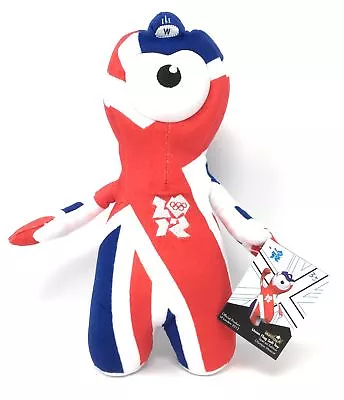 London 2012 Olympics WENLOCK Union Flag OFFICIAL Soft TOY - NEW • £11.99