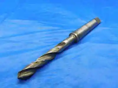 Morse 1/2 O.d. Hss Twist Drill Bit Morse Taper #2 Shank 2 1/2 Loc 7  Oal .5 Mt2 • $29.99