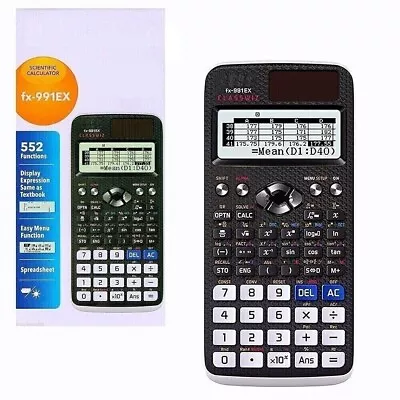 FX-991EX Classwiz Advanced Engineering Scientific Calculator-552 Functions UK... • £18.97