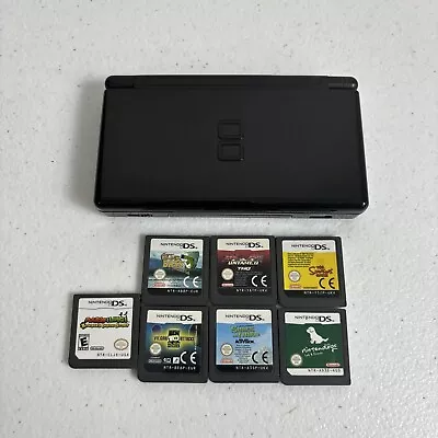 Nintendo Ds Lite Game Console Black With 7 Games • $129.99