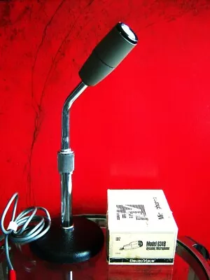 Vintage 1980's Electro Voice 634B / 641 / 634BSR Dynamic Microphone Hi Z W Extra • $146