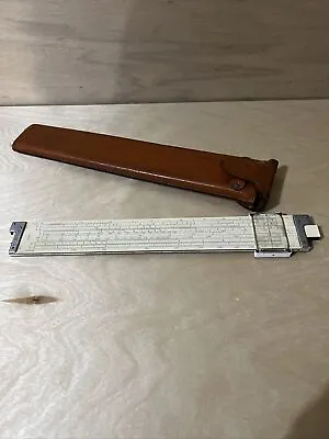 Keuffel & Esser K&E 4081-3  Slide Rule & Case Vintage Copyright 1947 • $29.90