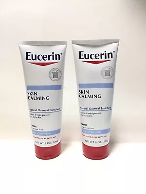 Eucerin Skin Calming Creme Natural Oatmeal Enriched 2 Pack • $20.40