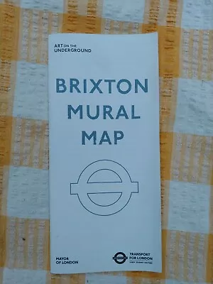 London Transport Brixton Mural Map Free UK Postage • £2.99