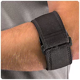 Mueller Tennis Elbow Adjustable Support Strap With Gel Pad Black OSFM • $14.29