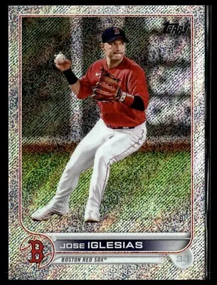 2022 Topps 15 Jose Iglesias Boston Red Sox Walmart Foilboard 595/875 Baseball • $1.99