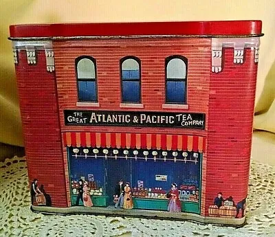 A&p Tin Box 125th 1859 1984 Atlantic Pacific Tea Co 1912 Eight O'clock Coffee. • $19