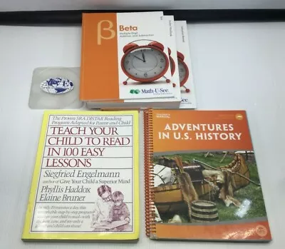 Mixed Lot Mfw Math.u.see Reading Math U.s History Learning Teaching Lessons Book • $99.99