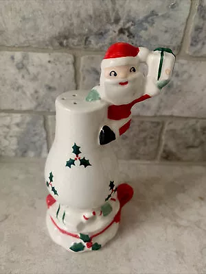 $12.96 • Buy VTG 60s Santa On Oil Lamp Salt Or Pepper Shaker 1960 Japan M G Inc Replacement