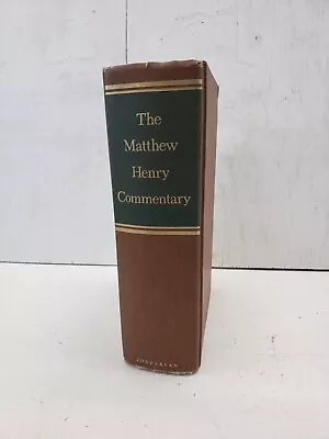 Matthew Henry's Commentary In One Volume On The Whole Bible 1972 Hardcover • $15