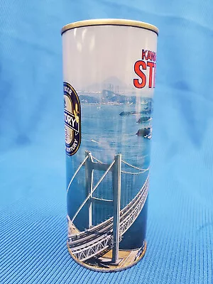 Vintage Suntory Draft KAWASAKI STEEL BRIDGE - EMPTY 700ml SS Beer Can - JAPAN • $12.50