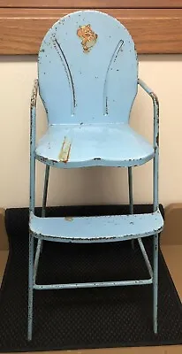 Vintage Small Metal Doll High Chair • $14.99