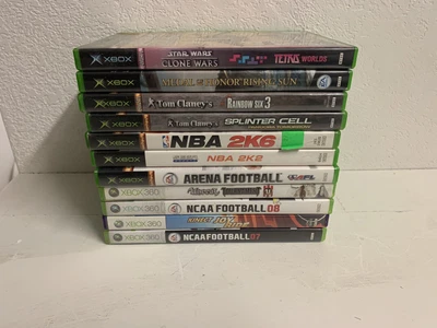 $29.95 • Buy Xbox & Xbox 360 Game Bundle! Lot Of 11 Games. Star Wars Medal Of Honor TESTED