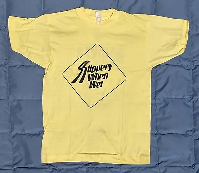 £147.32 • Buy Vintage Bon Jovi ‘slippery When Wet’ 1986 Promo T-shirt - M - **very Rare**
