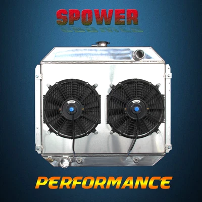 $999 • Buy Aluminum Radiator + Fan Shroud For Ford Bronco Ranger F-100/150/250/350 V8 70-79
