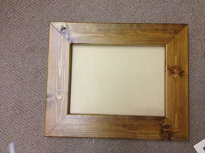 Buy Direct - Modern Chunky Medium Oak Stained Pine Photograph/picture Frame • £129.99