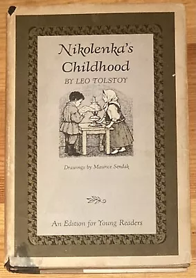 Nikolenka's Childhood Leo Tolstoy Maurice Sendak 1963 Hardcover Dust Jacket • $24.99