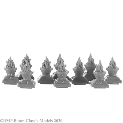 Reaper: Bones: Graveyard Finials: Braziers (10) • $6.25