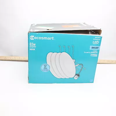 (4-Pk) Ecosmart Integrated Construction Or Remodel Dimmable Recessed Light Trim • $17.48