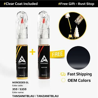 Car Touch Up Paint For MERCEDES GL Code: 359 | 5359 TANSANITBLAU | TANZANITBLAU • $23.99