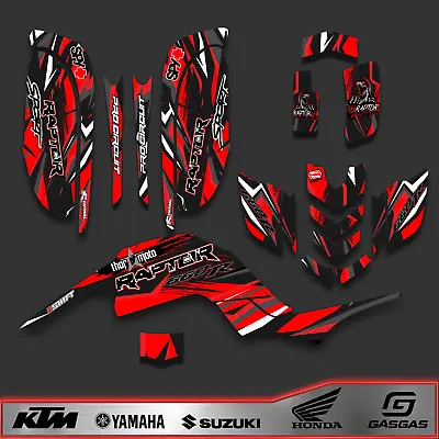 YAMAHA RAPTOR 660 660R FULL GRAPHICS DECALS STICKERS KIT ATV Lbougiedirtbike • $135