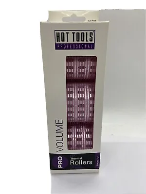 3 Hot Tools 2 1/4  Anti Static Self Adhering Thermal Rollers Hair Curlers Jumbo • $11.30