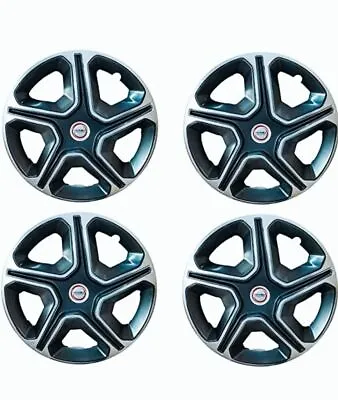 15  Set Of 4  Wheel Covers Snap On Full Hub Caps R15 Tire & Steel Rim For • $138.17
