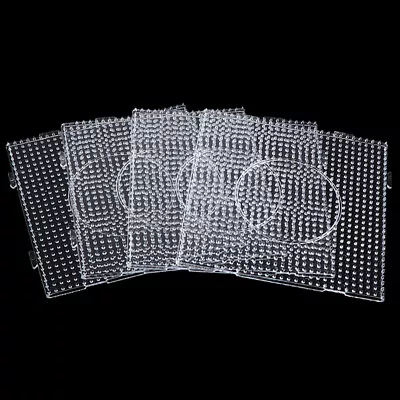 4pcs Hama Beads Pegboards 15cm Beads Template For Making Iron Beads Boards F.t2 • $12.62