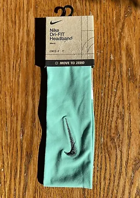 Nike Dri-fit Headband New Mens Teal 88880 • $11.99