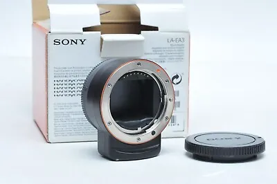 Sony LA-EA3 A-mount Lens To E-mount FE Camera Adapter • $159
