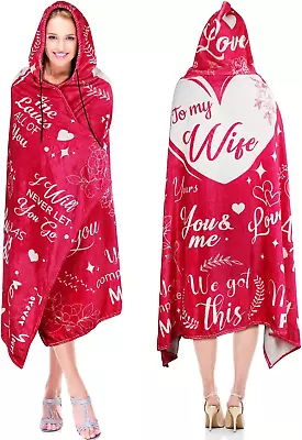 Gifts For Wife To My Wife Gifts Wearable Blanket Gifts For Wife Mothers Day Fr • $34.82