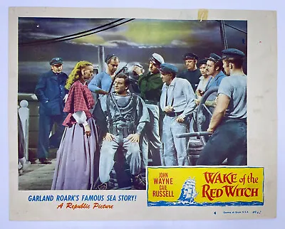 Vintage 1949 Wake Of The Red Witch ORGINAL Lobby Card JOHN WAYNE GAIL RUSSELL • £96.51