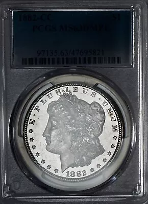 1882-CC Morgan Silver Dollar MS63DMPL - PCGS Die Clashed Reverse!🎖️ • $760