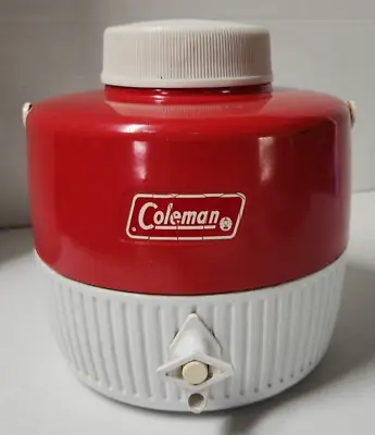 $60 • Buy Coleman Vintage Water Jug Red/White 1 Gallon