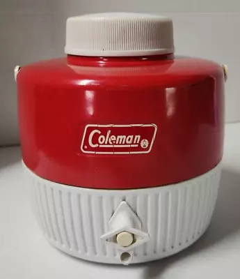 $60 • Buy Coleman Vintage Water Jug Red/White 1 Gallon